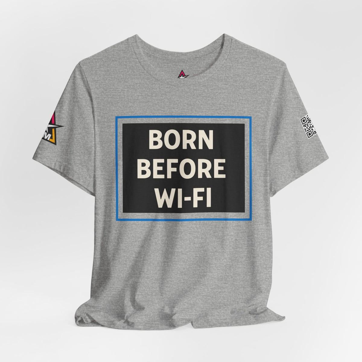 BORN BEFORE WI-FI | Funny Retro Graphic Tee | Gen X & Millennial Streetwear