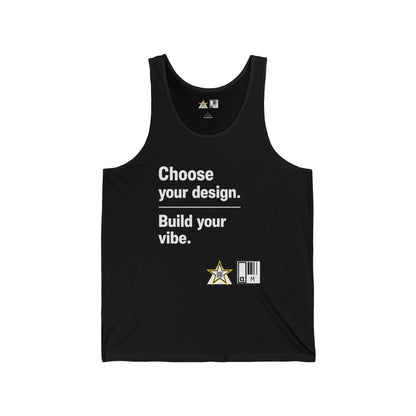 Custom Clean Light Tank Choose Your Design.       Build Your Vibe.
