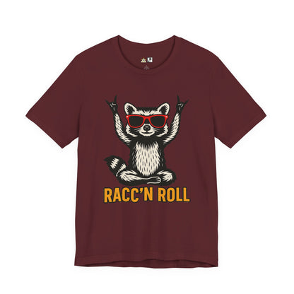 Racc’n Roll Attitude Tee – Unisex Streetwear Graphic Tee