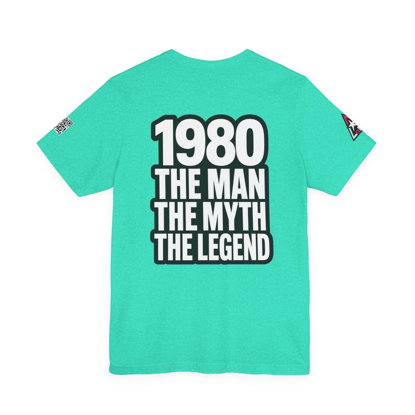 1980 The Man The Myth The Legend Graphic T-Shirt | 1980 Birthday Tee | Vintage Legend Shirt
