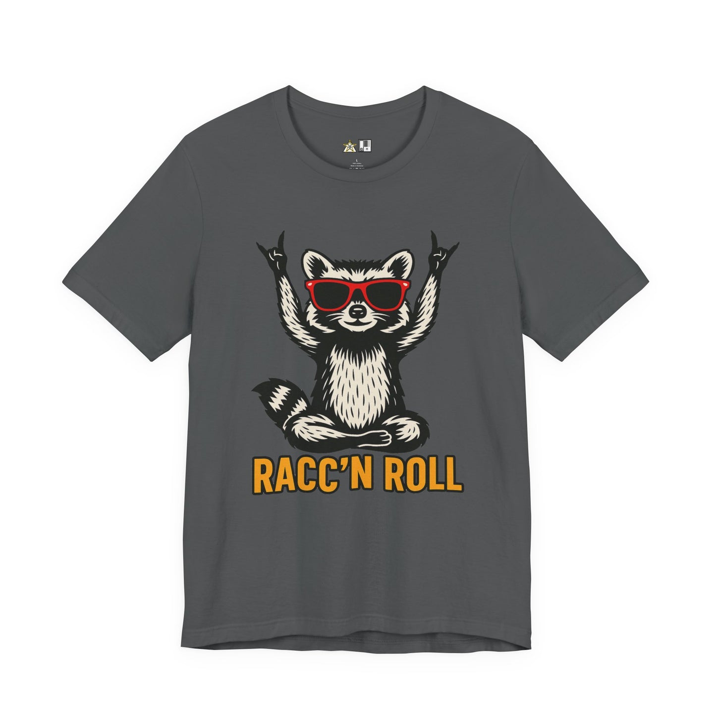 Racc’n Roll Attitude Tee – Unisex Streetwear Graphic Tee