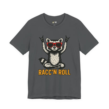 Racc’n Roll Attitude Tee – Unisex Streetwear Graphic Tee