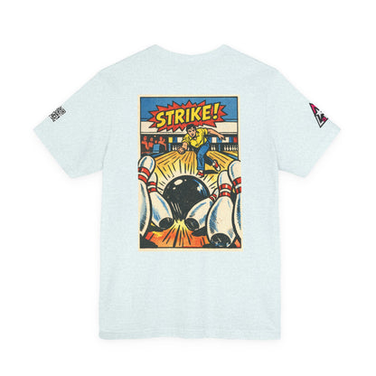 Strike Graphic T-Shirt | Bowling Streetwear Tee | Retro Bowling Shirt  STRIKE.
