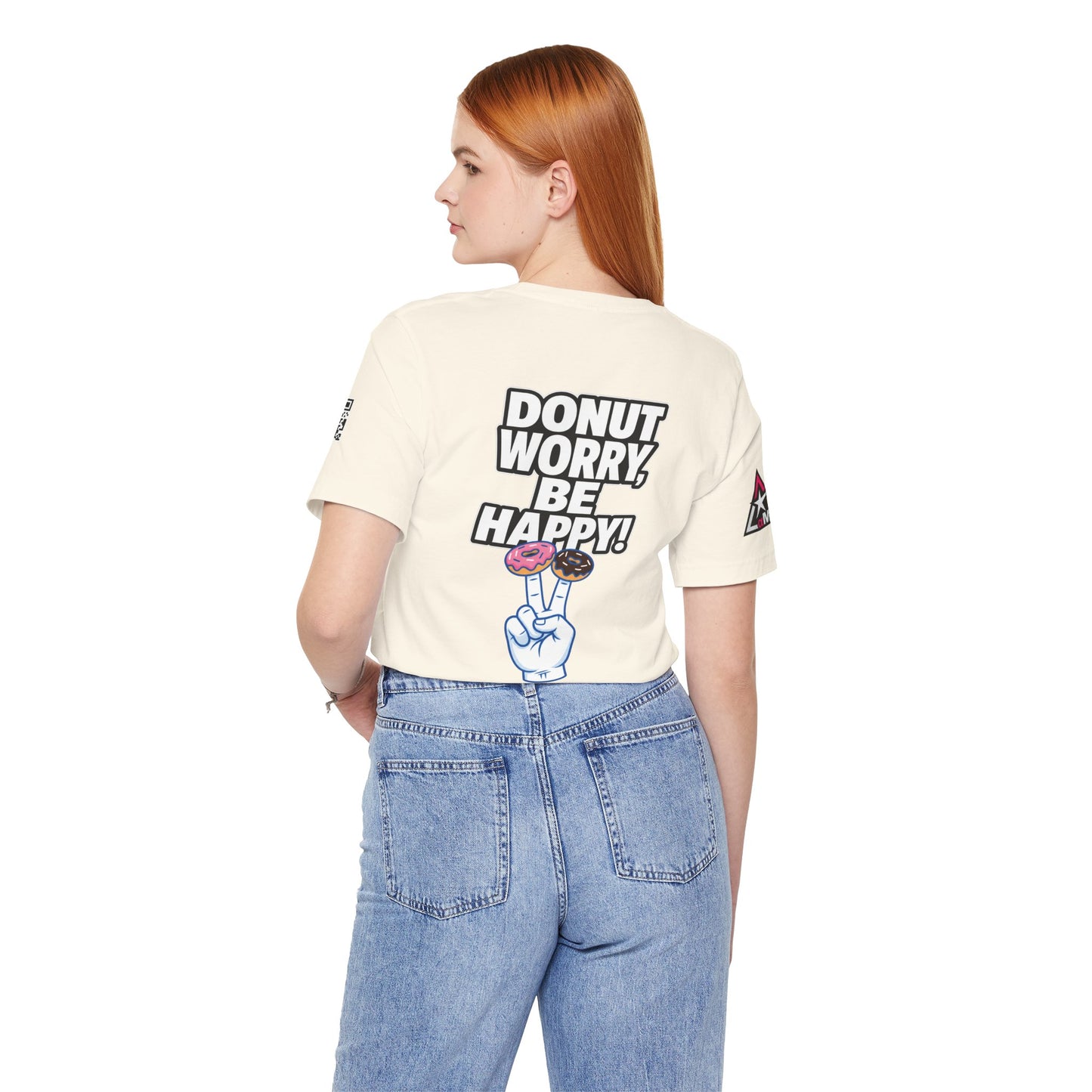 Donut Worry, Be Happy – Funny Donut Graphic Tee