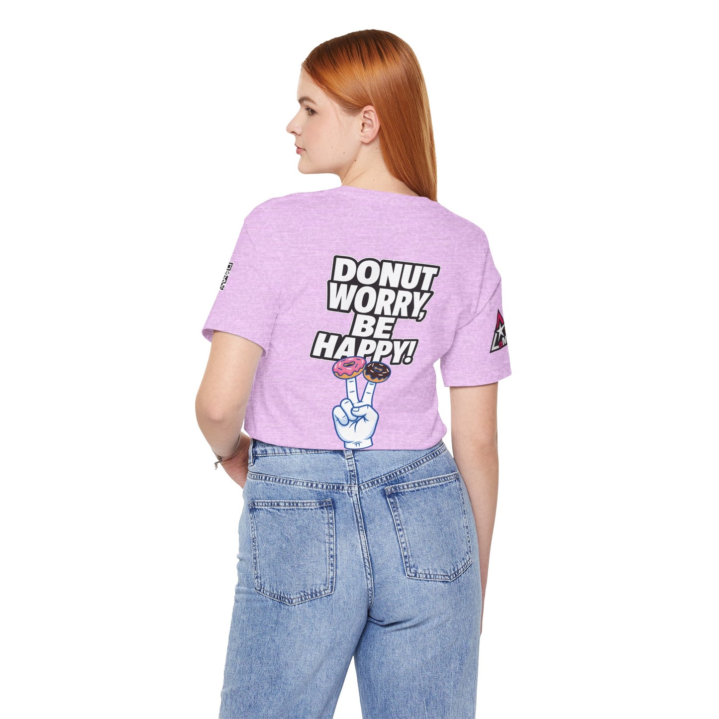 Donut Worry, Be Happy – Funny Donut Graphic Tee