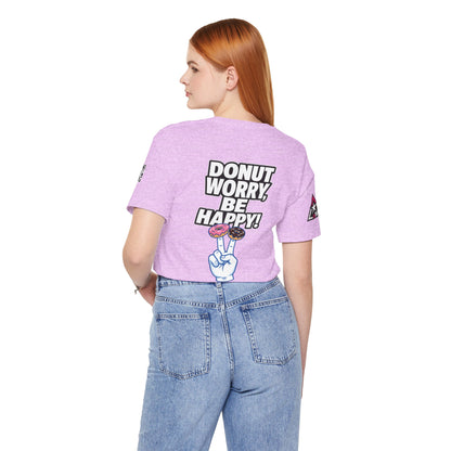 Donut Worry, Be Happy – Funny Donut Graphic Tee