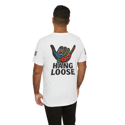 Hang Loose Graphic T-Shirt | Shaka Hand Tee | Tropical Surf Streetwear