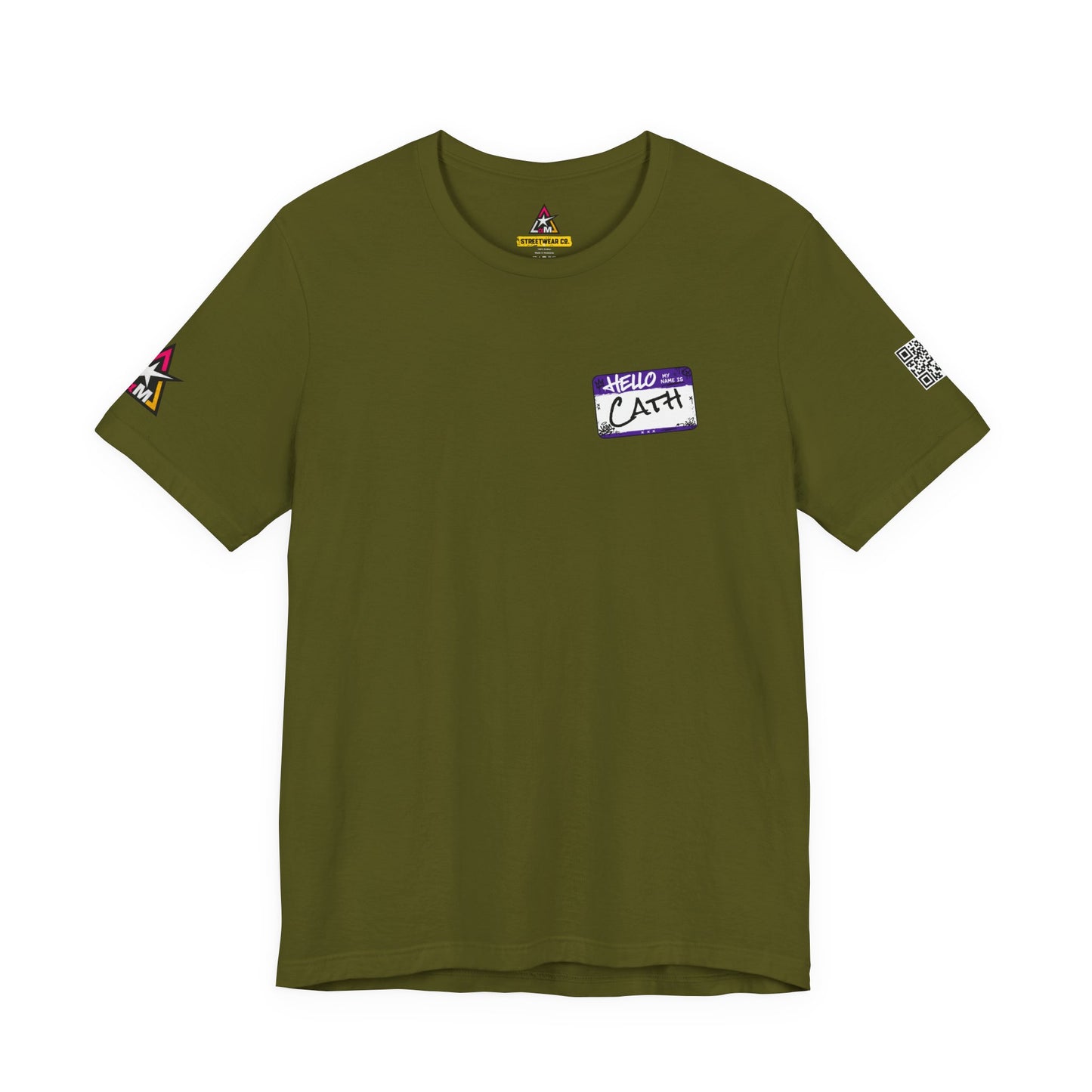 Custom Name Tag – Personalized Streetwear Graphic Tee