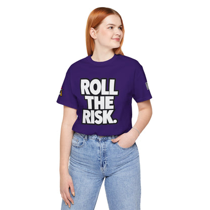 Roll the Risk – Bold Risk Taker Graphic Tee