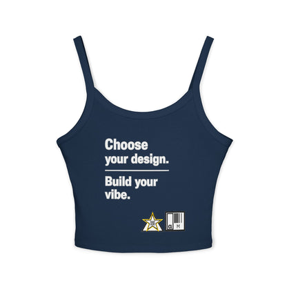 Custom Alpha Spaghetti Tank Choose Your Design Build Your Vibe.