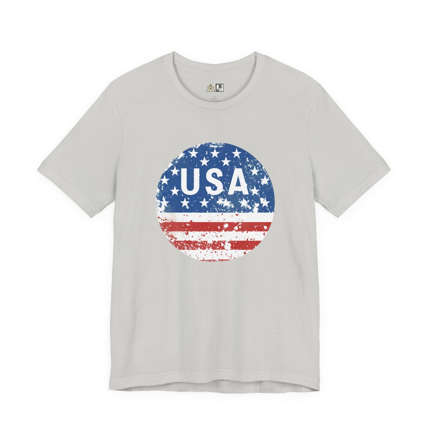 USA Legacy Badge – Unisex Streetwear Graphic Tee