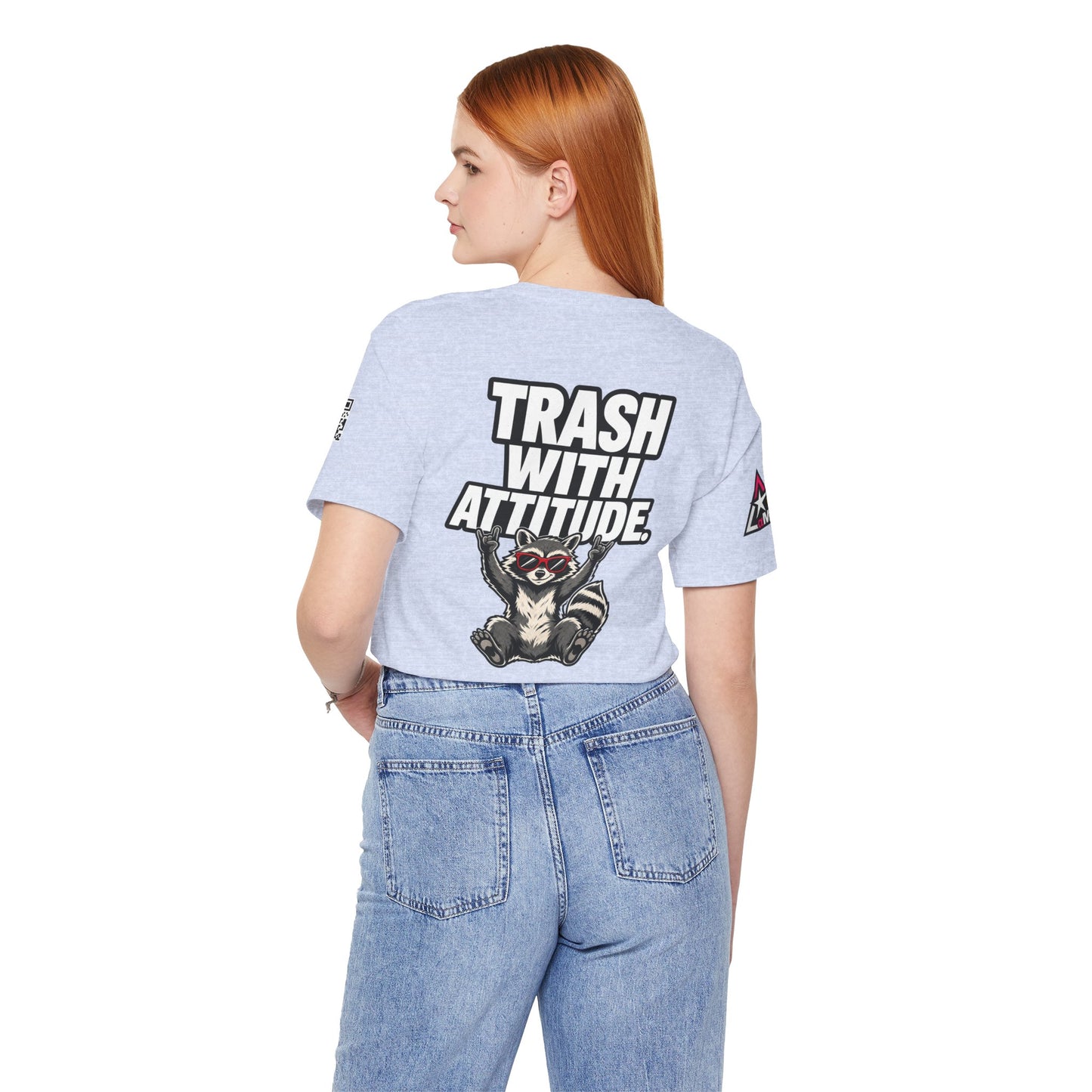 Trash With Attitude – Funny Raccoon Graphic Tee