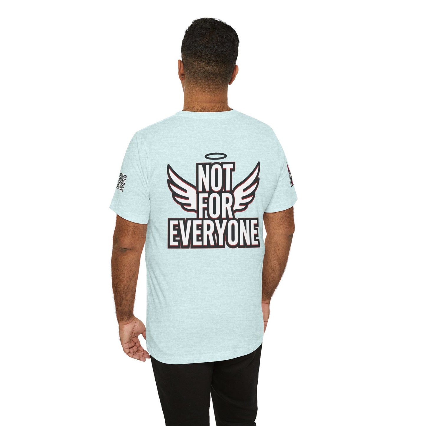 NOT FOR EVERYONE Graphic T-Shirt | Angel Wings Statement Tee | Bold Streetwear Shirt | Unisex Graphic Tee