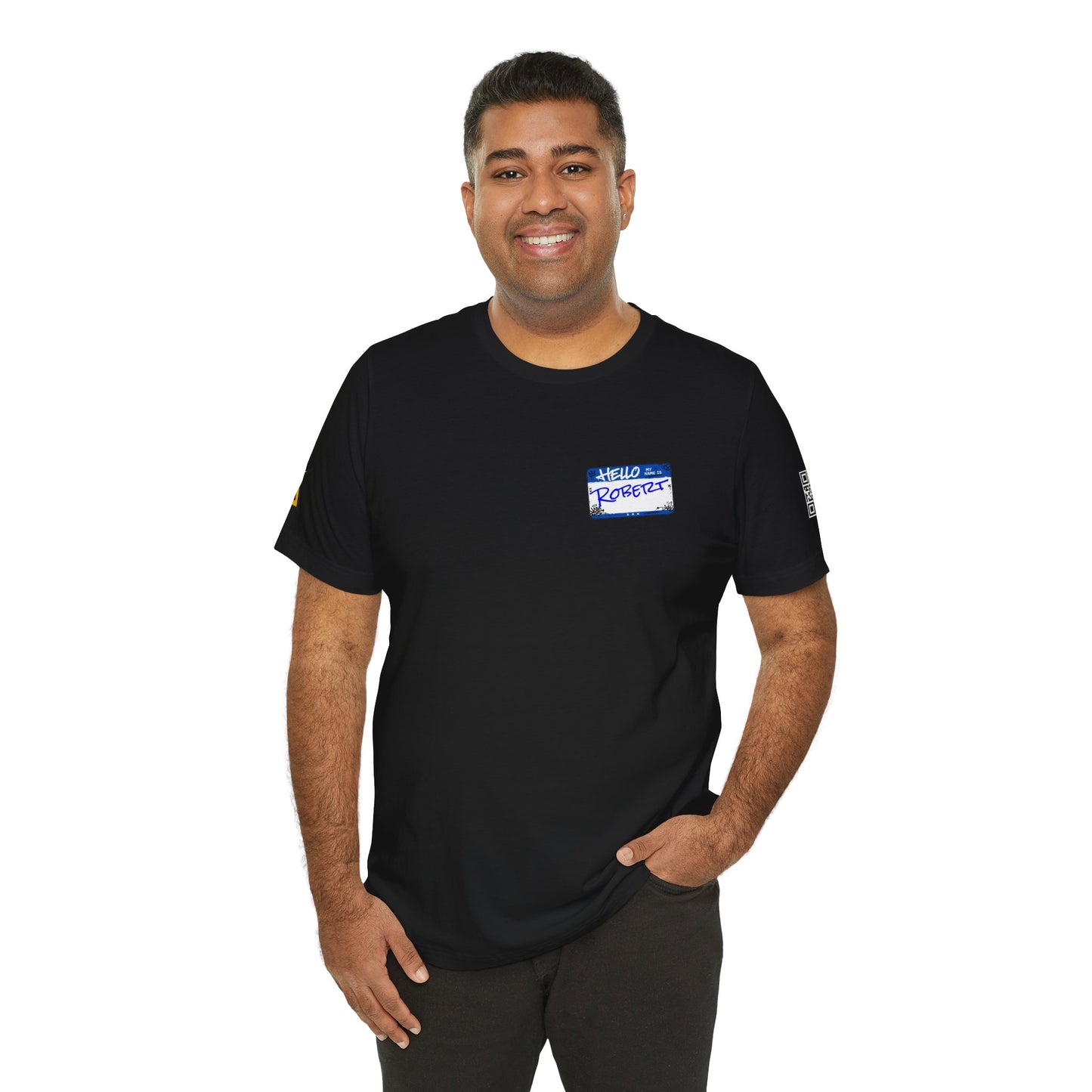 Custom Name Tag – Personalized Streetwear Graphic Tee
