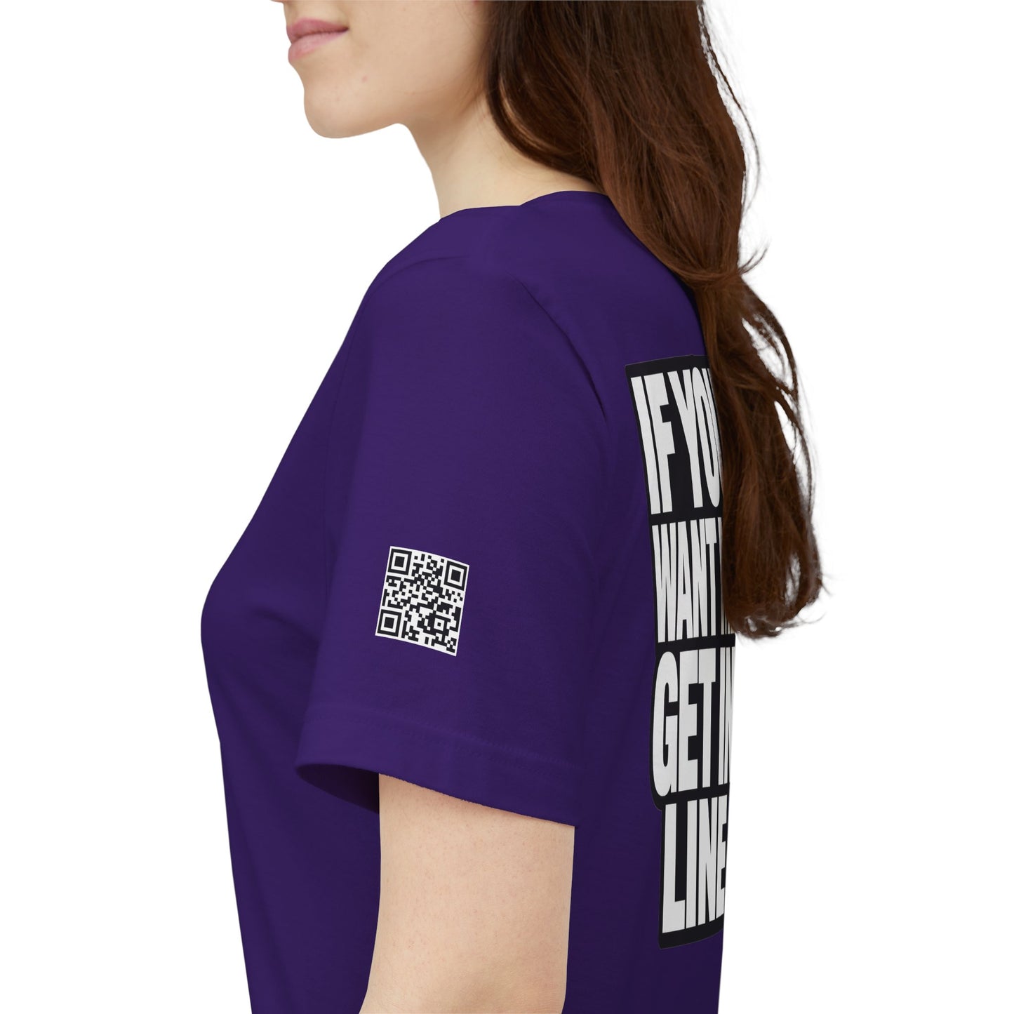 If You Want Me Get in Line – Cocky Flirty Graphic Tee