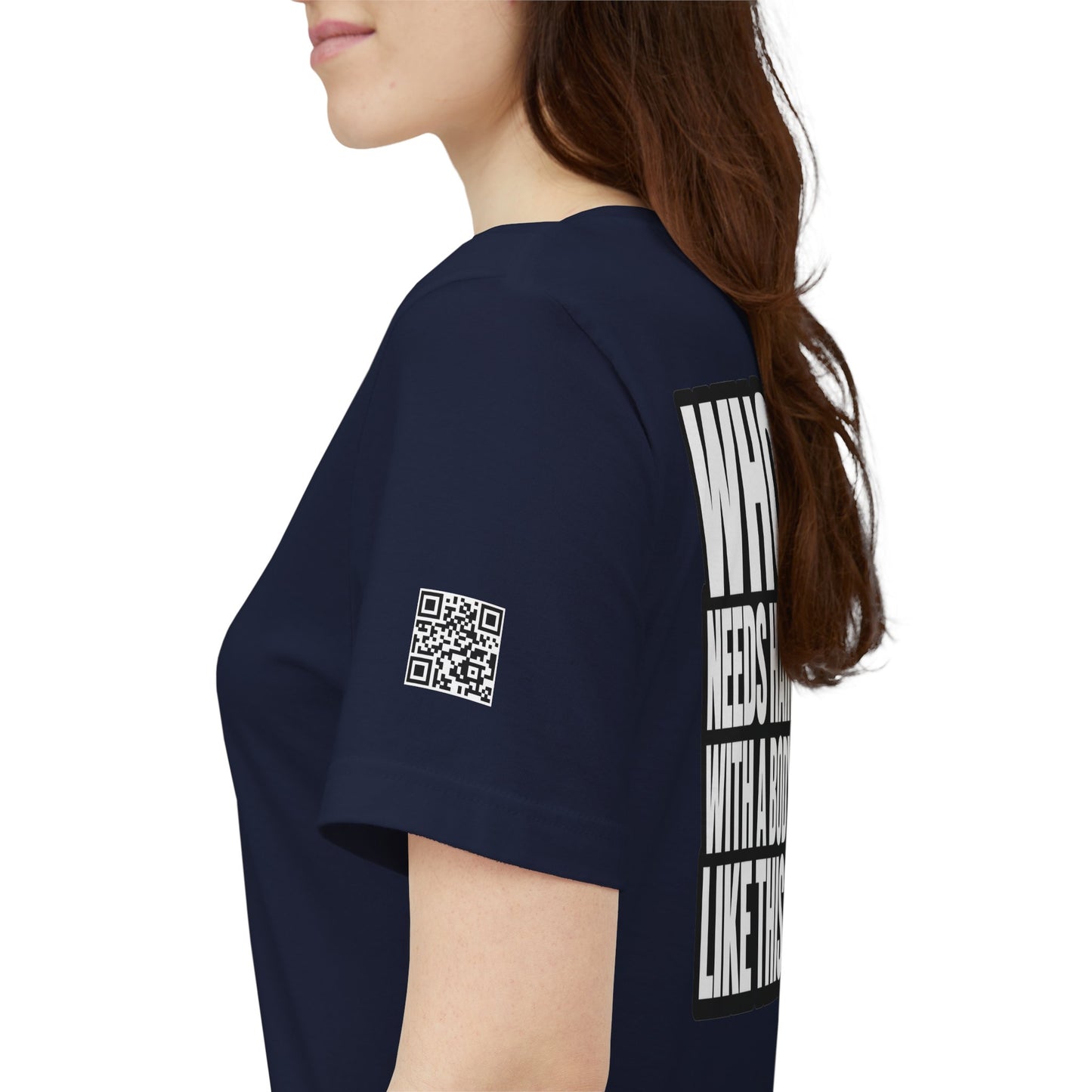Who Needs Hair With a Body Like This? – Funny Gym Graphic Tee