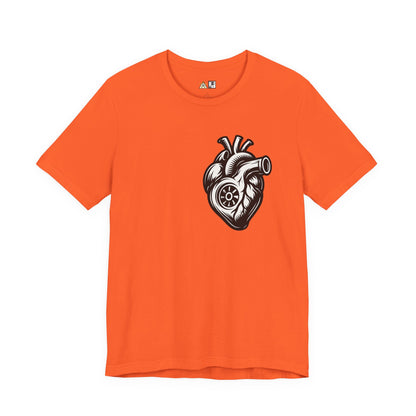 Turbo Hart boosting love Mechanical Instinct Engine Tee – Unisex Streetwear Graphic Tee