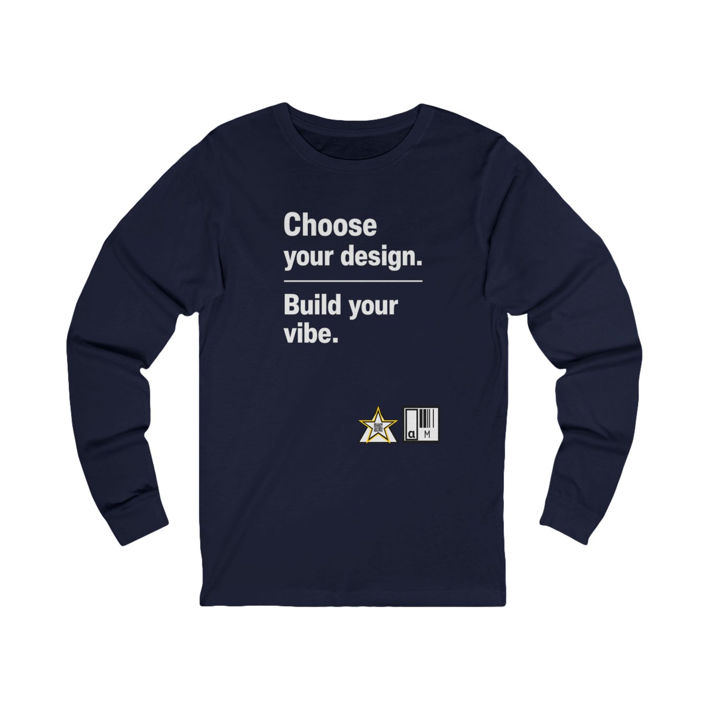 Custom Alpha Long Sleeve — Choose Your Design. Build Your Vibe.
