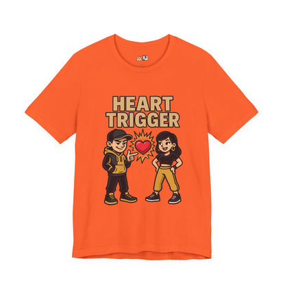 Heart Trigger – Unisex Streetwear Graphic Tee