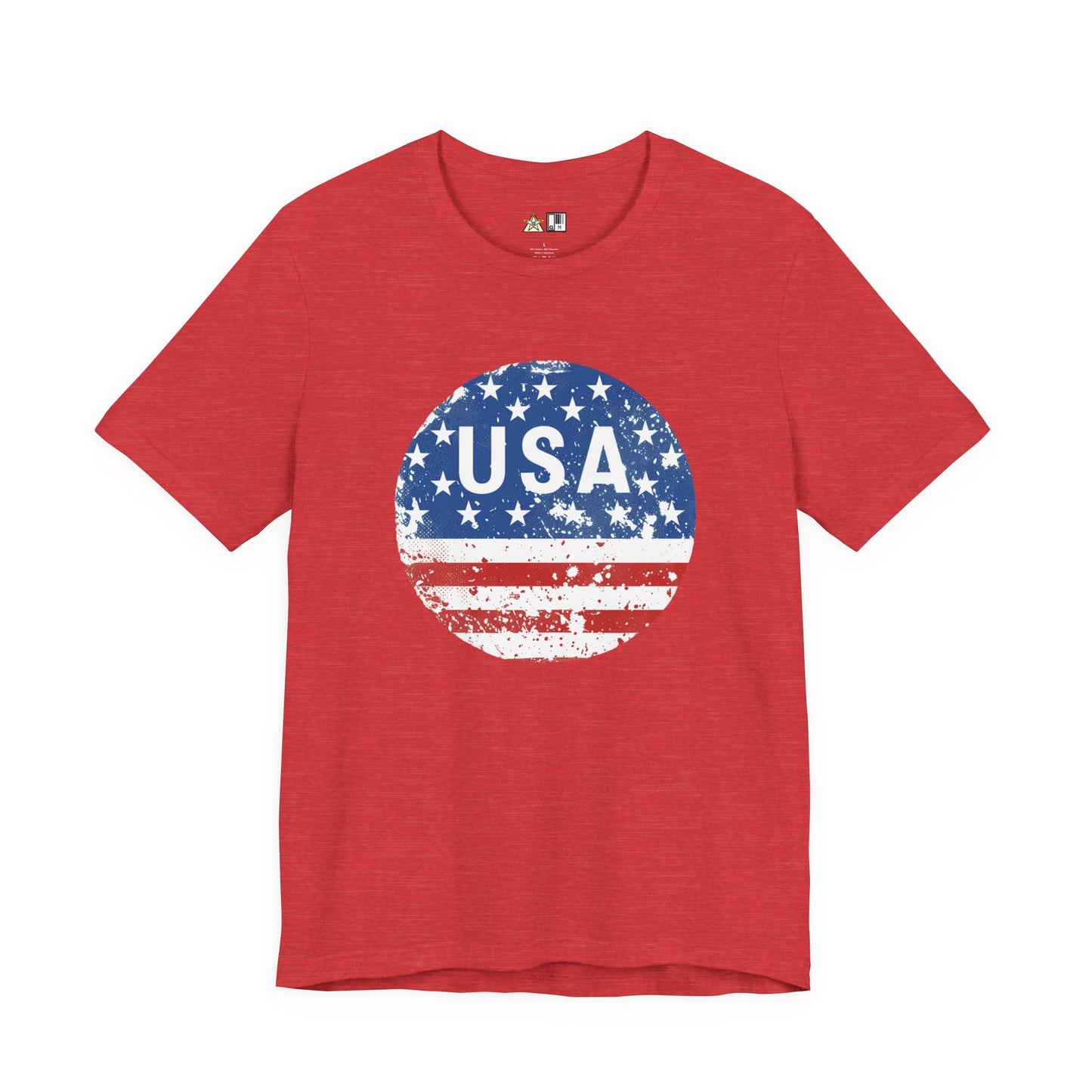USA Legacy Badge – Unisex Streetwear Graphic Tee