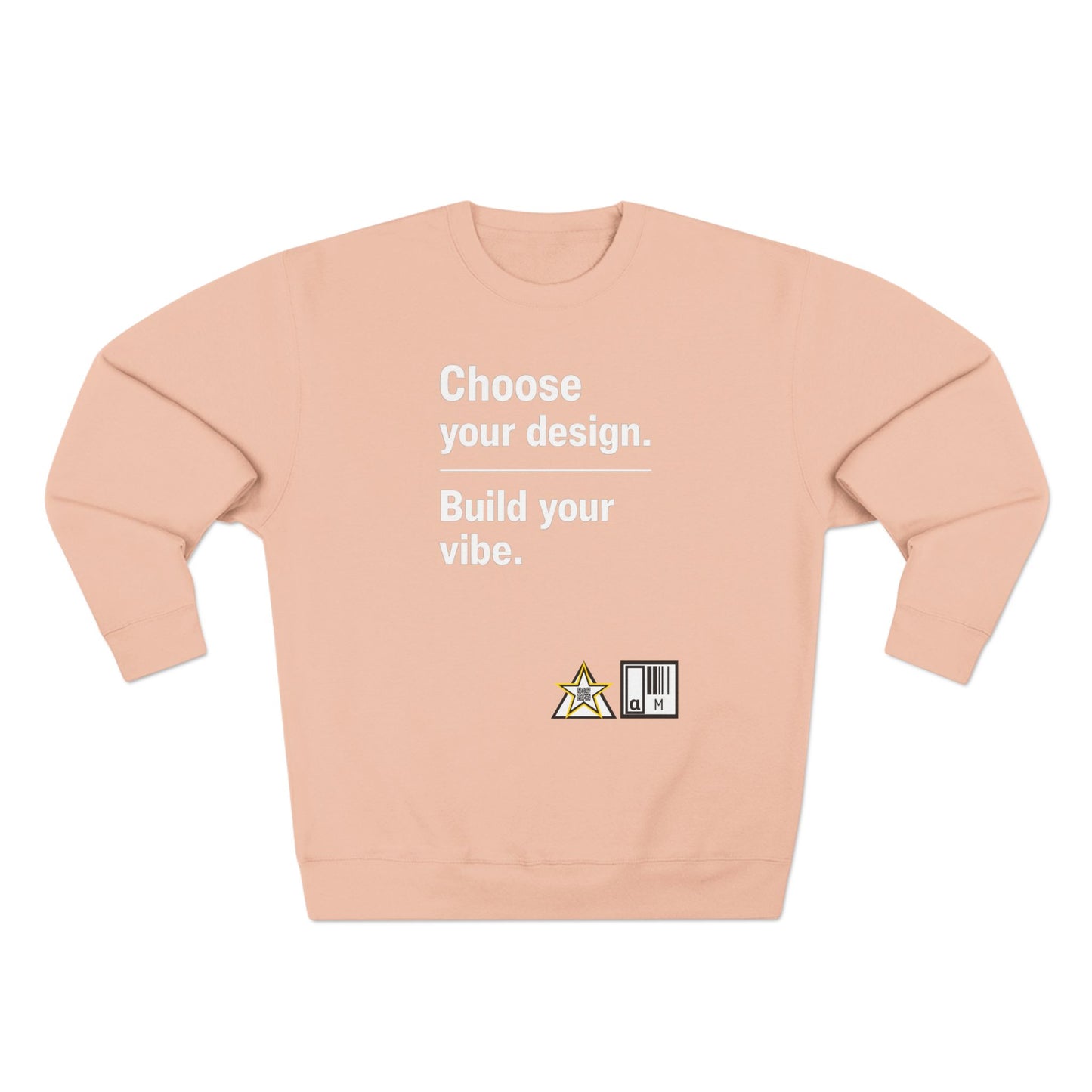 Custom Alpha Crewneck Choose Your Design Build Your Vibe Crewneck Sweatshirt