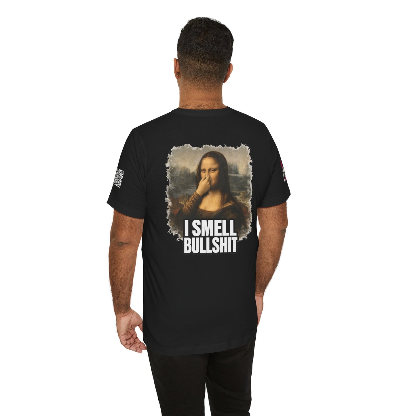 I Smell Bullshit – Funny Mona Lisa Parody Graphic Tee