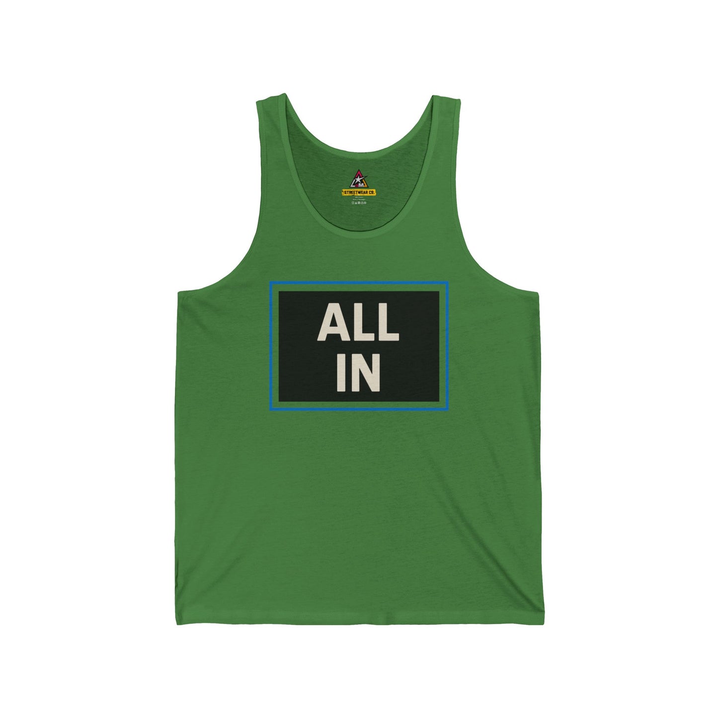 ALL IN | Funny Casino Tank Top | Las Vegas Poker Gym Tank