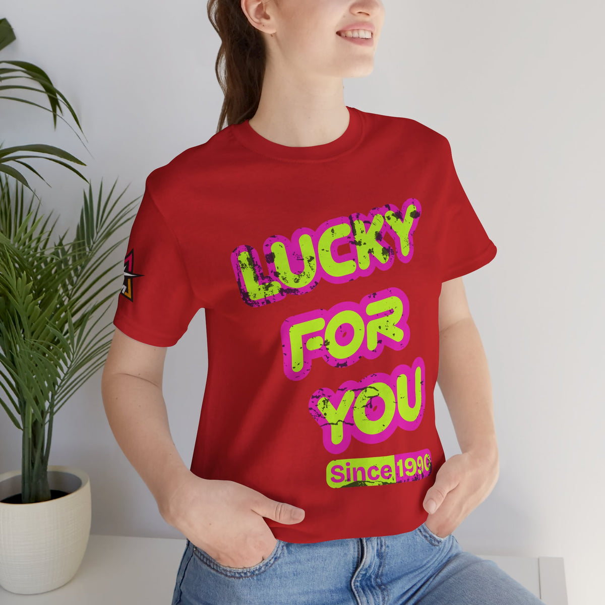 Lucky For You Since 1990 Birthday Graphic Tee