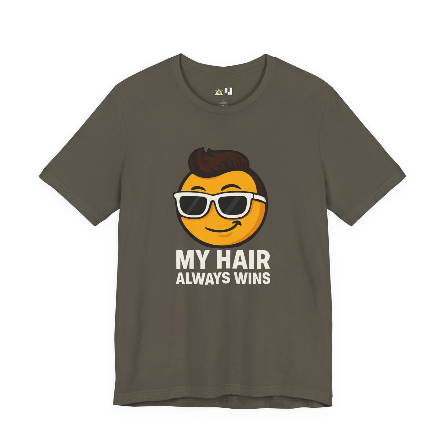 My Hair Always Wins Attitude Tee – Unisex Streetwear Graphic Tee