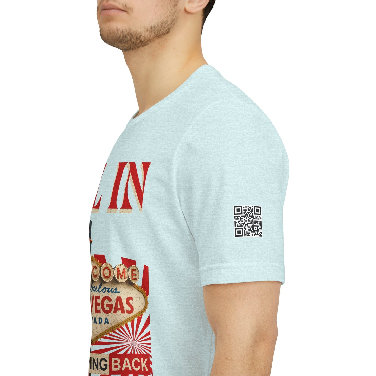 ALL IN | Welcome to Fabulous Las Vegas | No Turning Back | Vintage Casino Graphic Tee | Unisex Streetwear