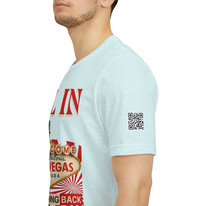 ALL IN | Welcome to Fabulous Las Vegas | No Turning Back | Vintage Casino Graphic Tee | Unisex Streetwear