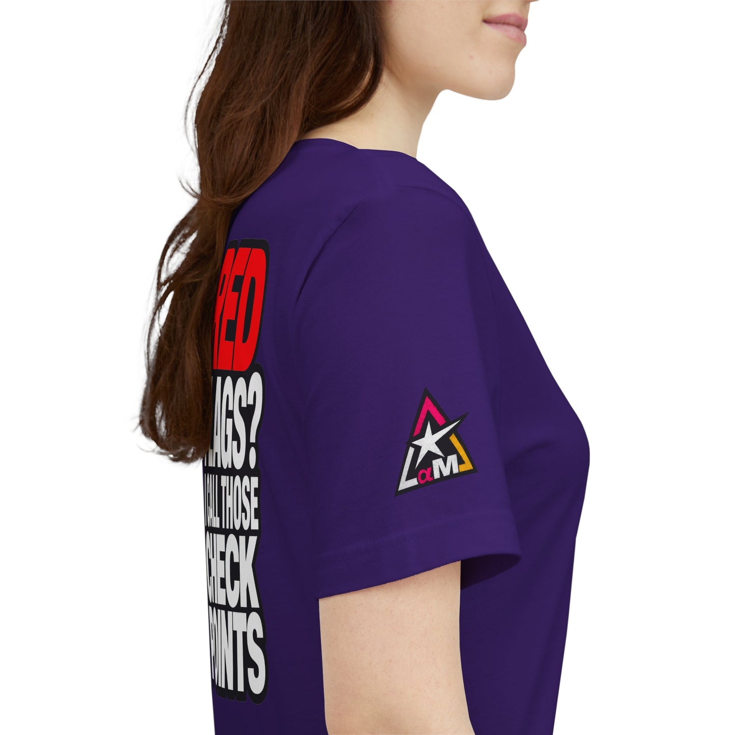 Red Flags? I Call Those Checkpoints – Funny Dating Graphic Tee