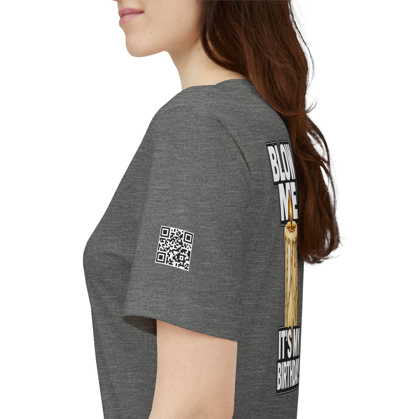 Blow Me, It’s My Birthday – Funny Birthday Candle Graphic Tee