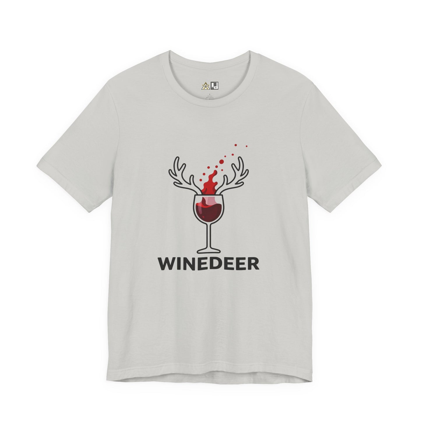 Wine Deer Authority – Unisex Bold Graphic Streetwear Tee