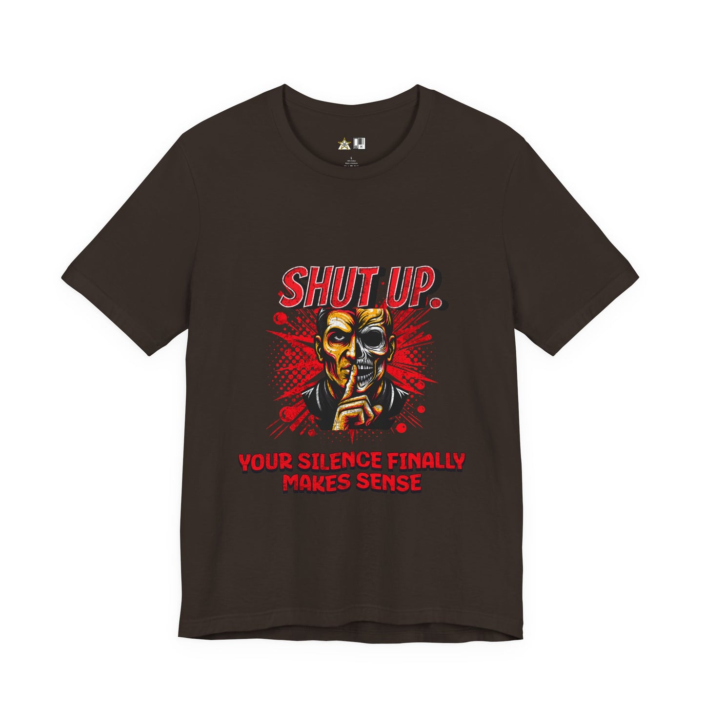 Silence Speaks Louder – unisex streetwear graphic tee