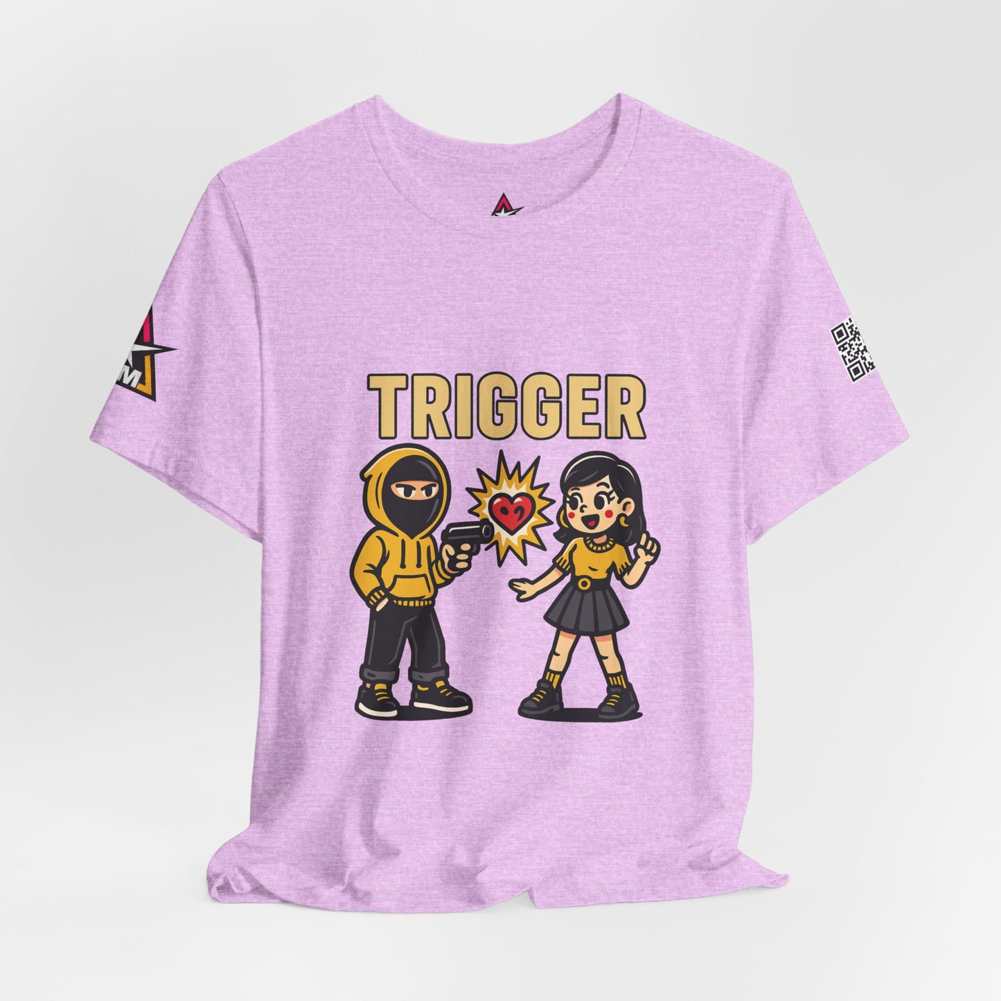 Trigger Graphic T-Shirt | Funny Dating Tee | Toxic Love Streetwear  TRIGGER