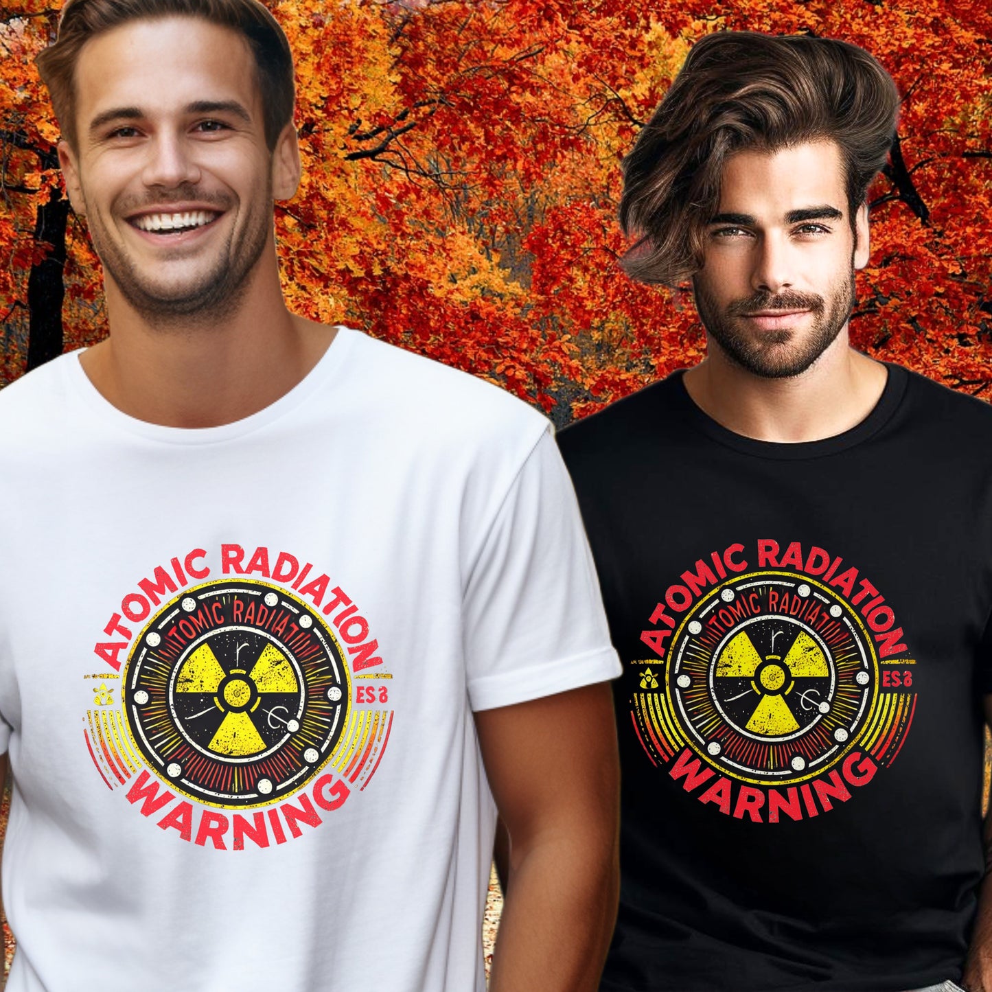 Atomic Radiation Warning Graphic T-Shirt product