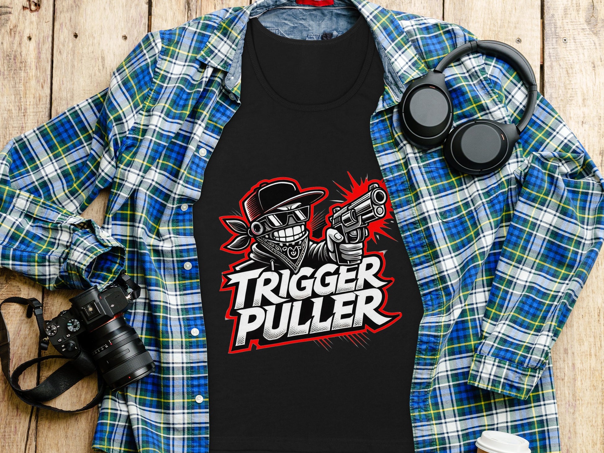 Bold Trigger Puller Graphic Shirt product type