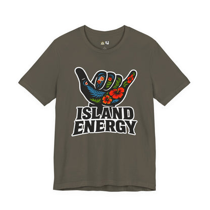 Island Energy Shaka Vibe – Unisex Streetwear Graphic Tee