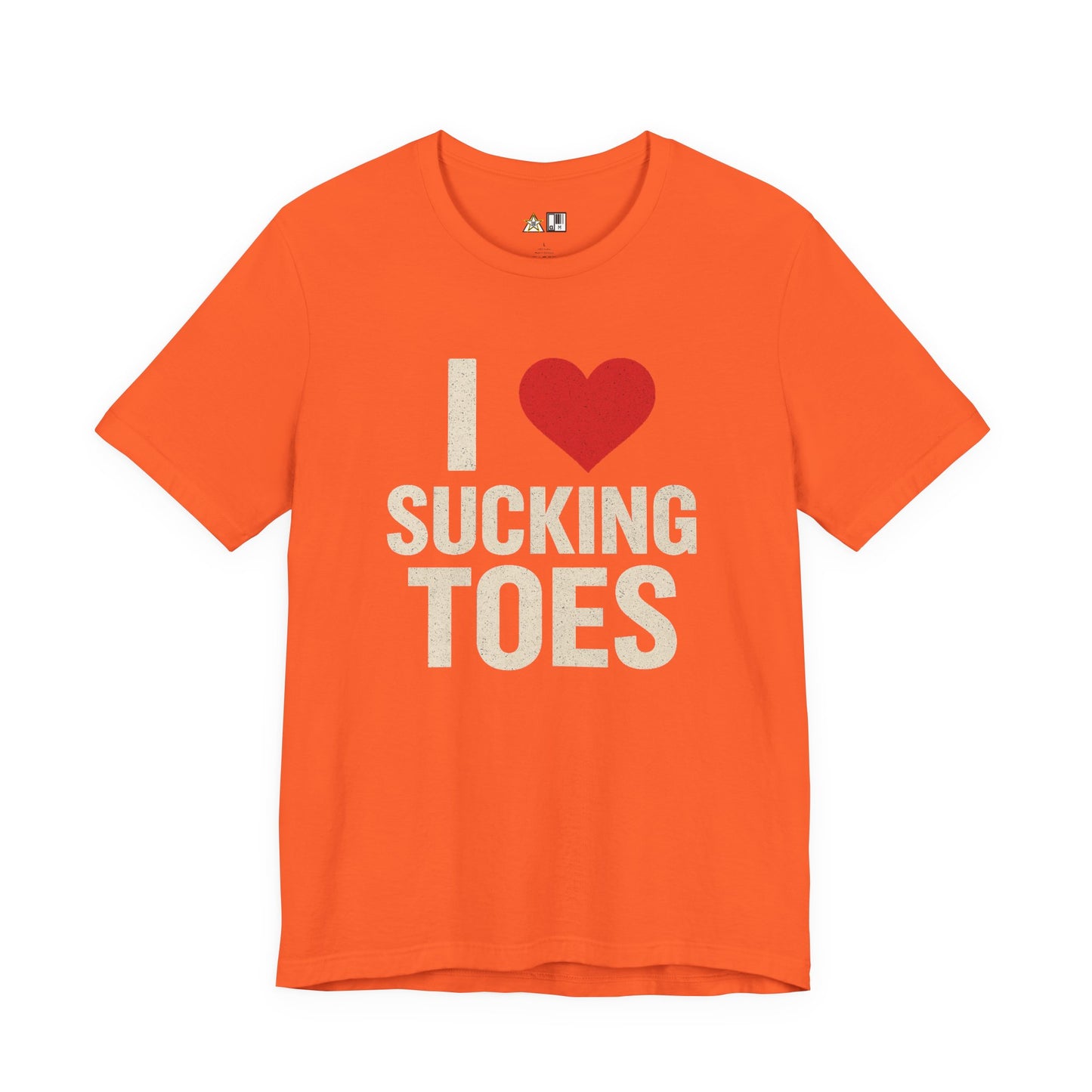 I ♥ SUCKING TOES Unapologetic Fetish Humor – Unisex Streetwear Graphic Tee