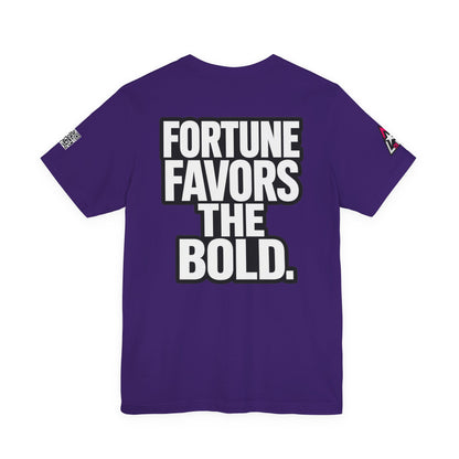Fortune Favors the Bold – Motivational Streetwear Graphic Tee