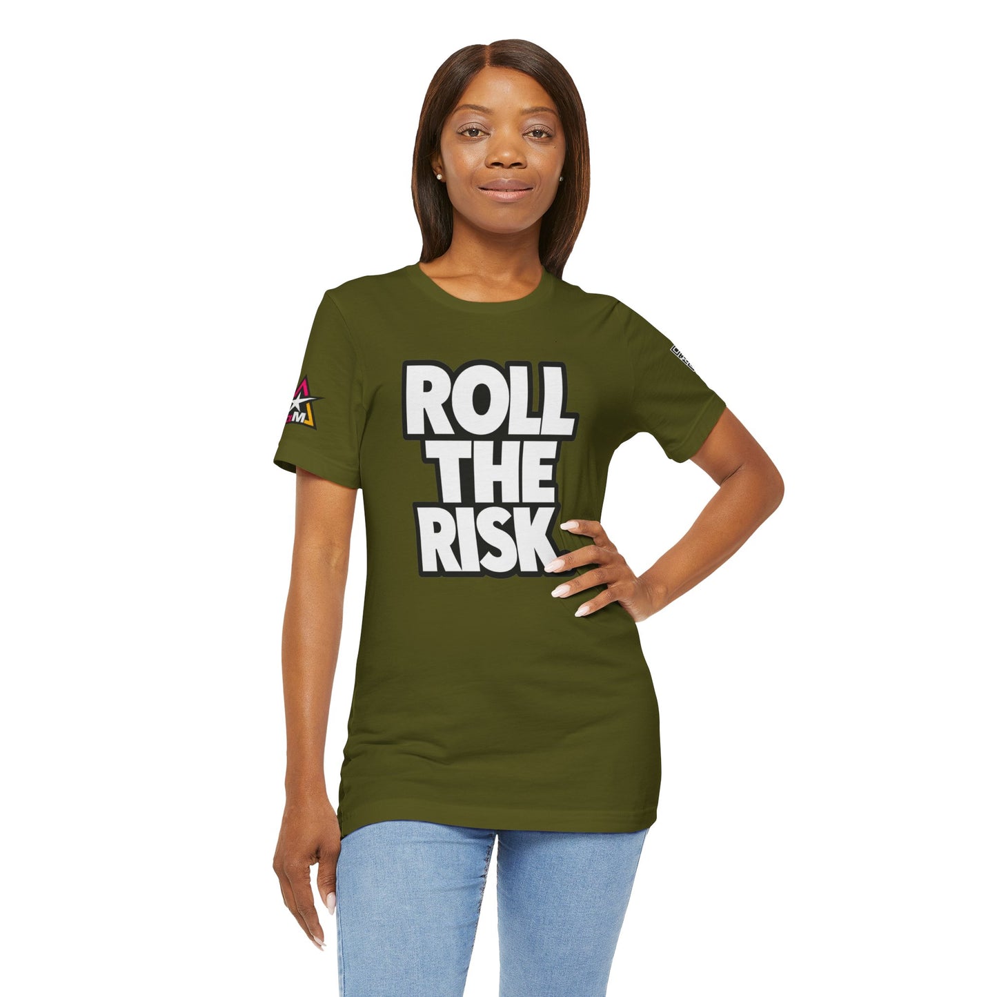 Roll the Risk – Bold Risk Taker Graphic Tee