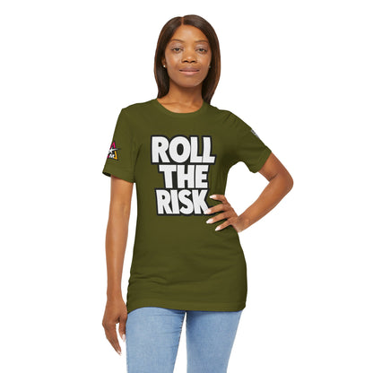 Roll the Risk – Bold Risk Taker Graphic Tee