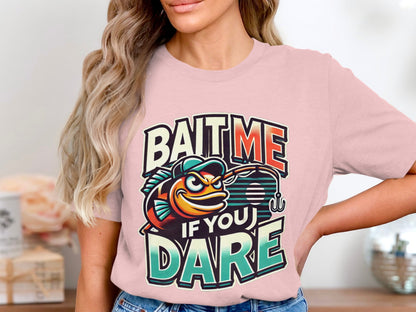 Bold Graphic Tee Bait Me If You Dare T-shirt product type