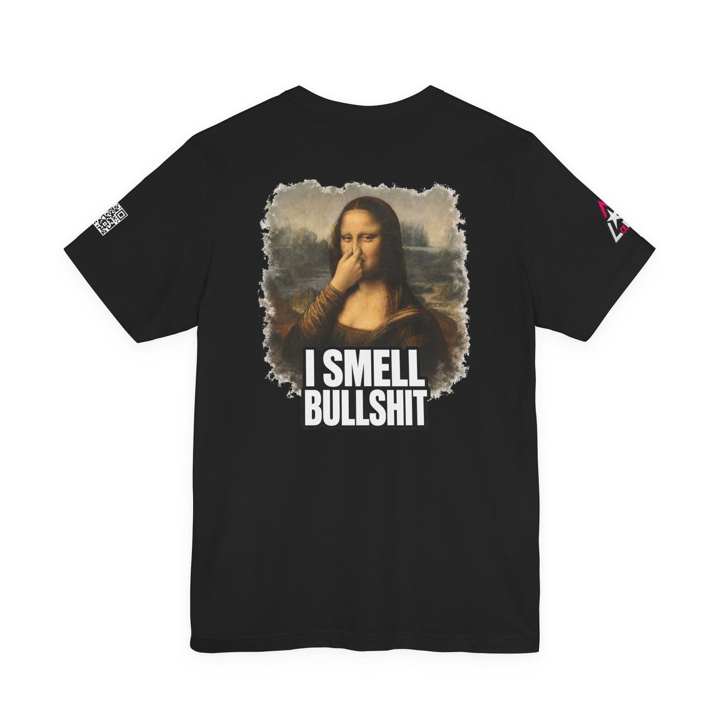I Smell Bullshit – Funny Mona Lisa Parody Graphic Tee