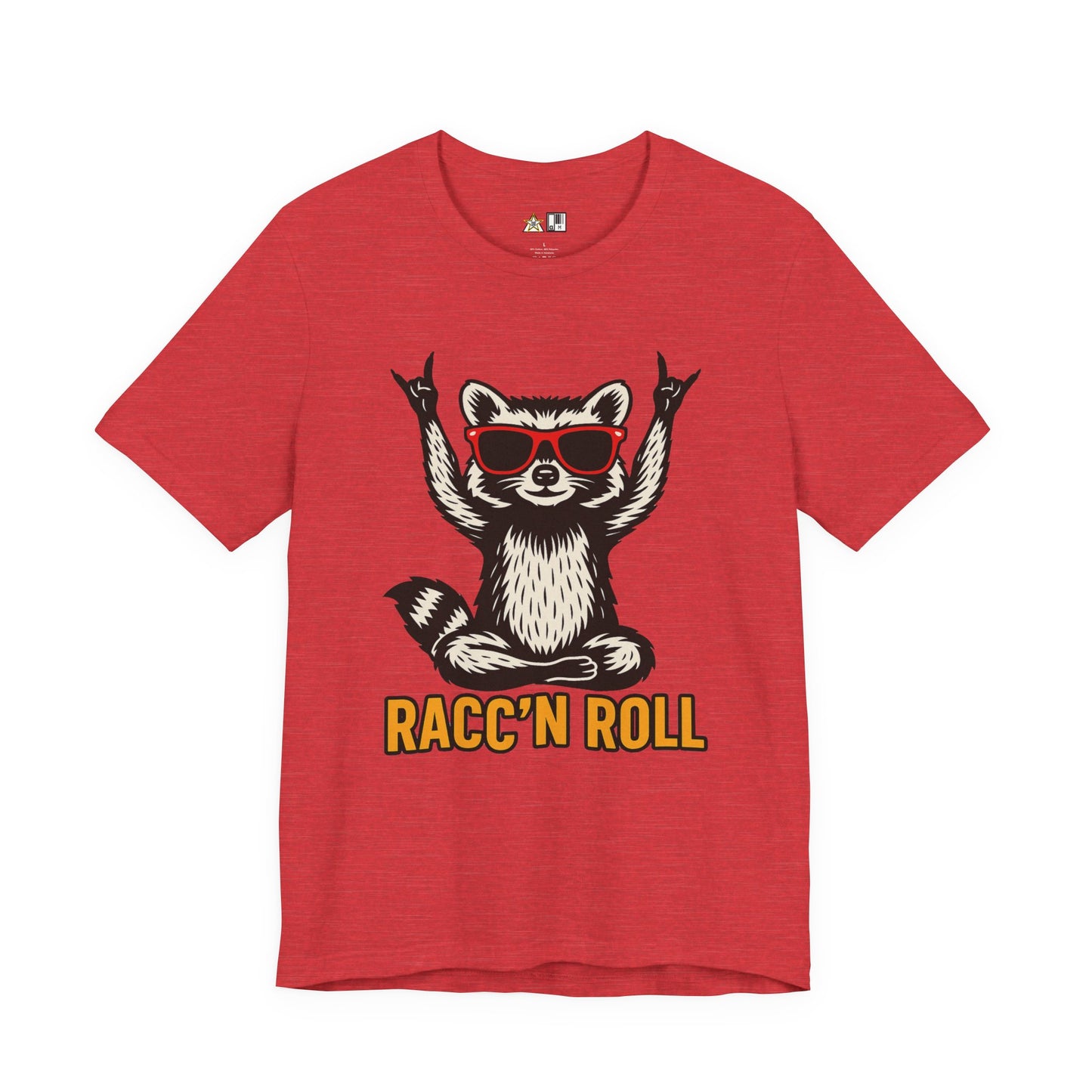 Racc’n Roll Attitude Tee – Unisex Streetwear Graphic Tee