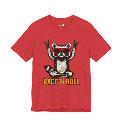 Racc’n Roll Attitude Tee – Unisex Streetwear Graphic Tee