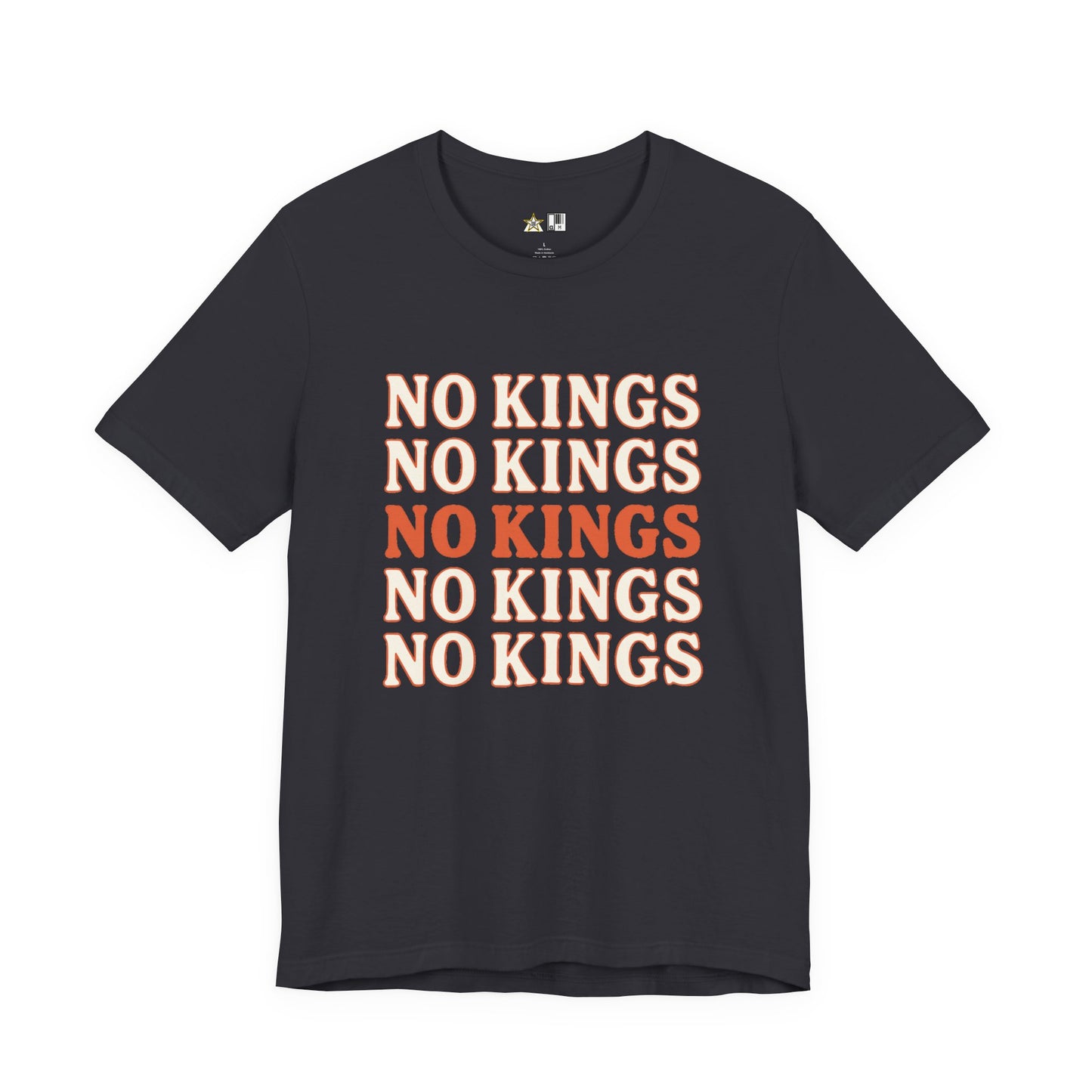 No Kings Pattern Dominance – Unisex Streetwear Graphic Tee