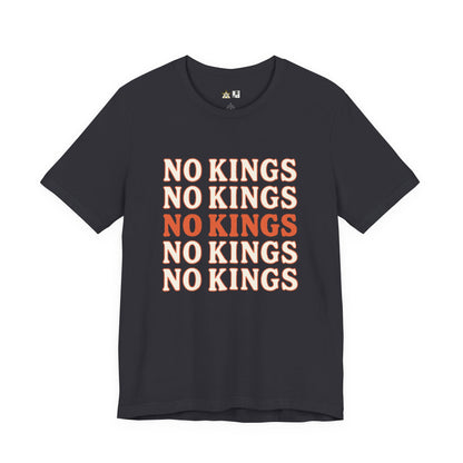 No Kings Pattern Dominance – Unisex Streetwear Graphic Tee
