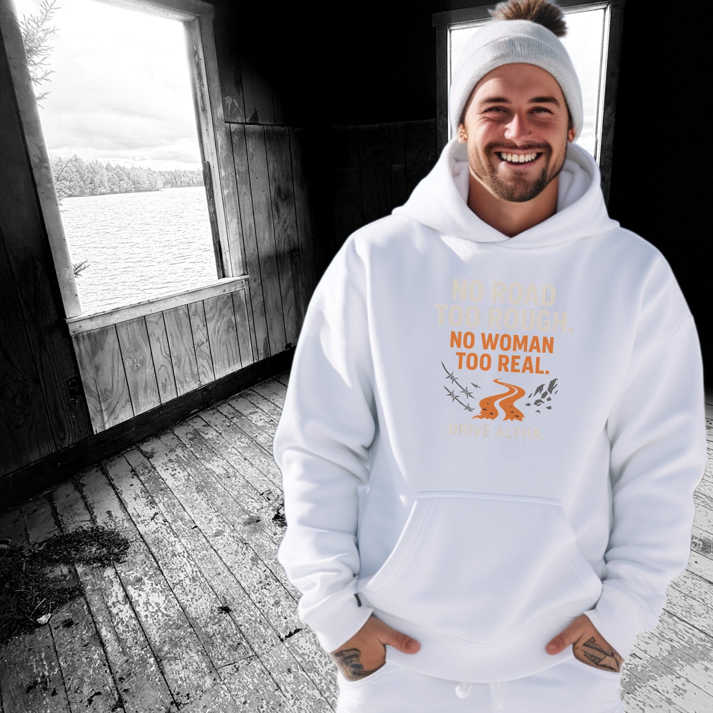 No Road Too Rough No Woman Too Real Hoodie